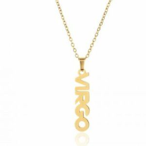 "Emma" Virgo Gold Necklace Aug 23 - Sept 22